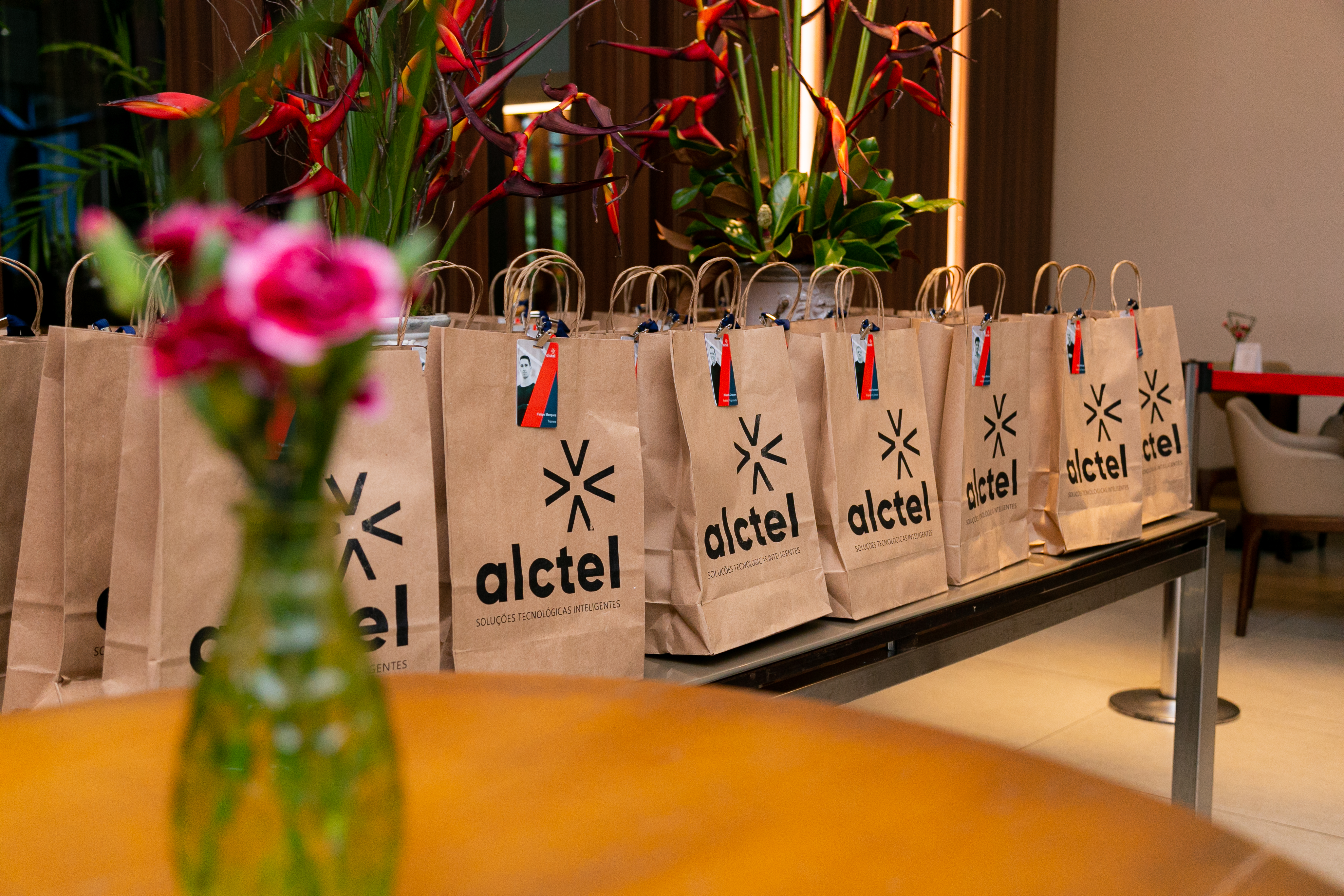 Detalhes de evento interno da Alctel