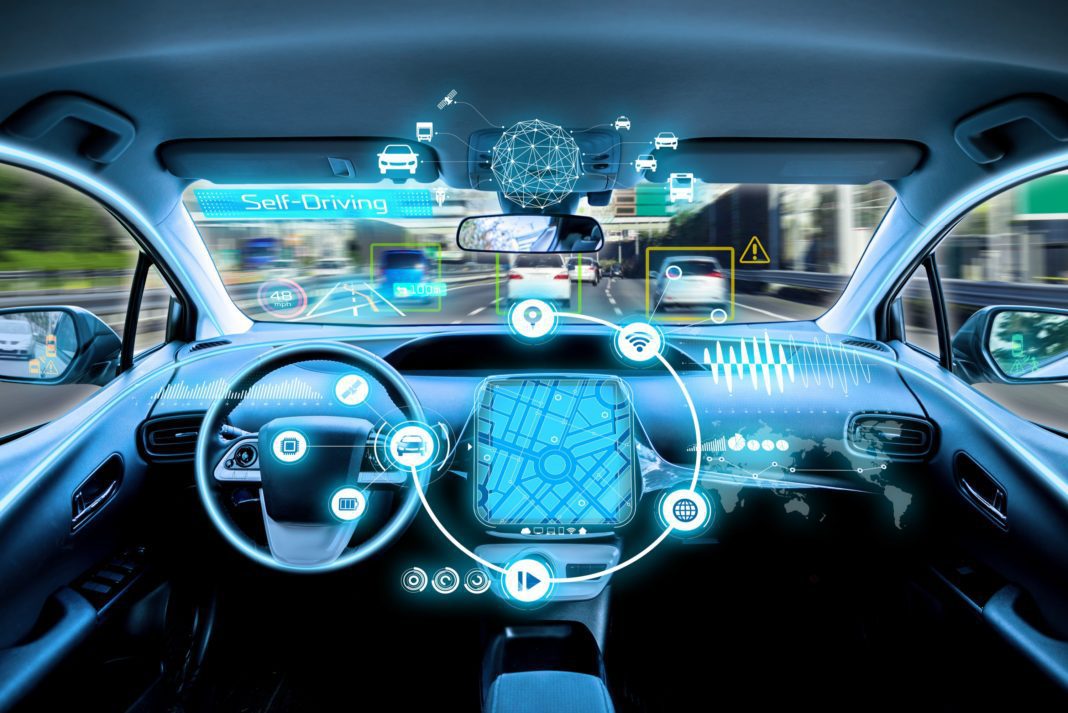 self driving car interior traffic control sensors x